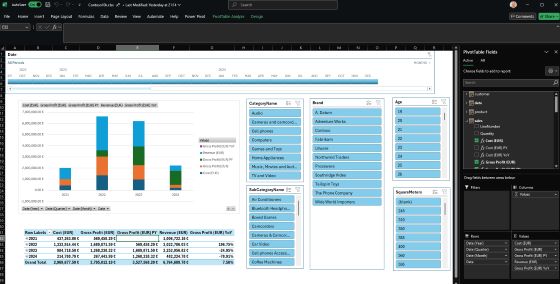 Power Pivot Self Service model